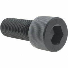Value Collection - M30x3.50 Metric Coarse Hex Socket Drive, Socket Cap Screw - Grade 12.9 Alloy Steel, Black Oxide Finish, Fully Threaded, 80mm Length Under Head - USA Tool & Supply