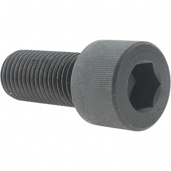 Value Collection - M30x3.50 Metric Coarse Hex Socket Drive, Socket Cap Screw - Grade 12.9 Alloy Steel, Black Oxide Finish, Fully Threaded, 70mm Length Under Head - USA Tool & Supply