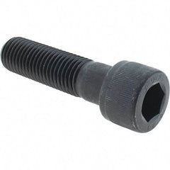 Value Collection - M24x3.00 Metric Coarse Hex Socket Drive, Socket Cap Screw - Grade 12.9 Alloy Steel, Black Oxide Finish, Partially Threaded, 90mm Length Under Head - USA Tool & Supply