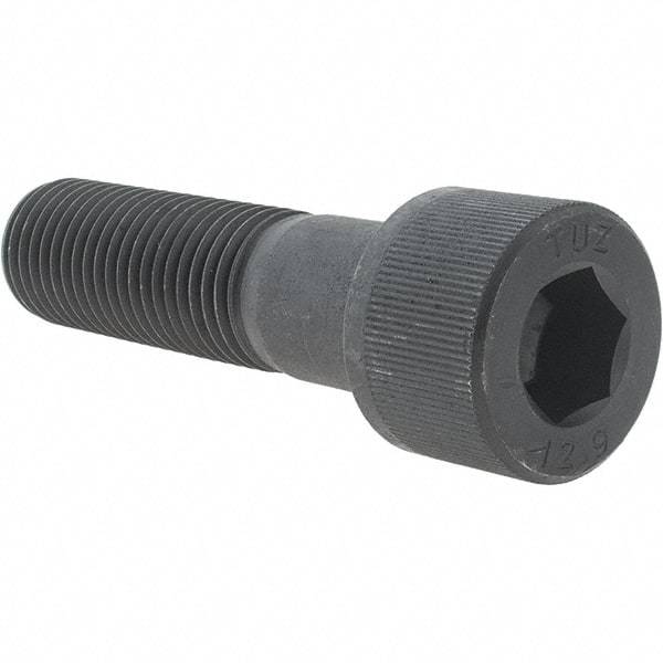 Value Collection - M30x3.50 Metric Coarse Hex Socket Drive, Socket Cap Screw - Grade 12.9 Alloy Steel, Black Oxide Finish, Partially Threaded, 110mm Length Under Head - USA Tool & Supply