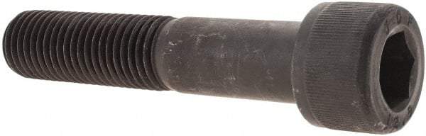 Value Collection - M24x3.00 Metric Coarse Hex Socket Drive, Socket Cap Screw - Grade 12.9 Alloy Steel, Black Oxide Finish, Partially Threaded, 120mm Length Under Head - USA Tool & Supply