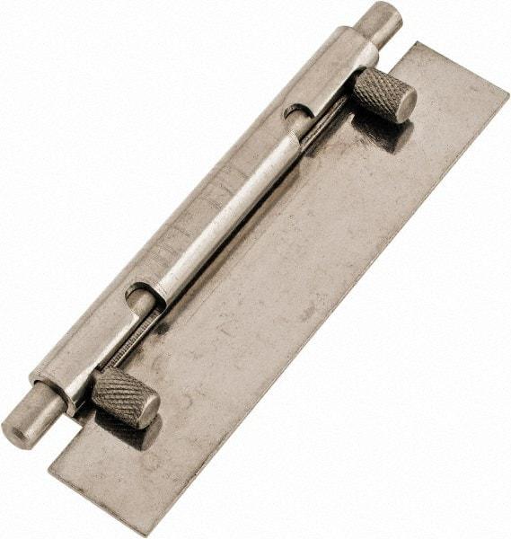 Value Collection - 4" Long x 1" Wide x 0.05" Thick, Keeper Hinge - Stainless Steel - USA Tool & Supply