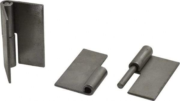 Value Collection - 2" Wide x 0.075" Thick, Slip Joint Hinge - Steel, Plain Finish - USA Tool & Supply
