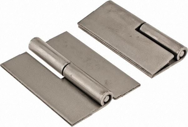 Value Collection - 1.87" Wide x 0.075" Thick, Slip Joint Hinge - Steel, Plain Finish - USA Tool & Supply