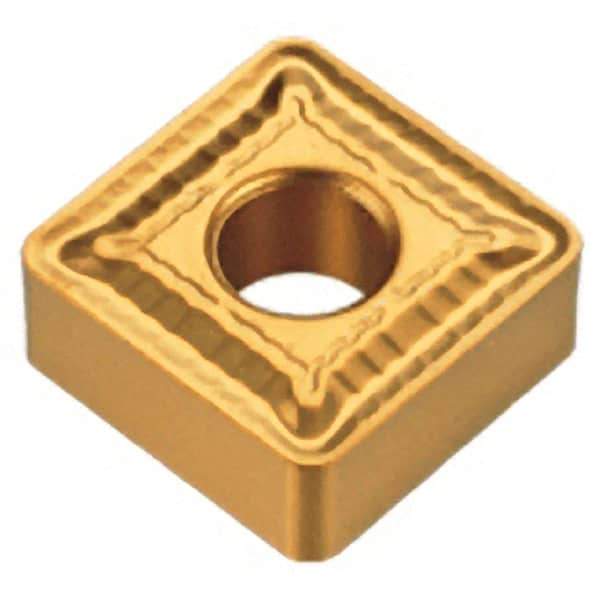 Iscar - SNMG432 GN Grade IC5010 Carbide Turning Insert - TiCN/Al2O3/TiN Finish, 90° Square, 1/2" Inscr Circle, 3/16" Thick, 1/32" Corner Radius - USA Tool & Supply