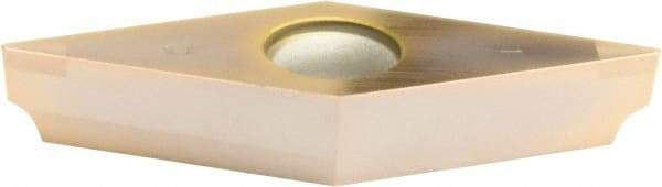 Sumitomo - 2NC-VCGA331 Grade BNC160 PCBN Turning Insert - TiN Finish, 35° Diamond, 3/8" Inscr Circle, 3/16" Thick, 1/64" Corner Radius - USA Tool & Supply