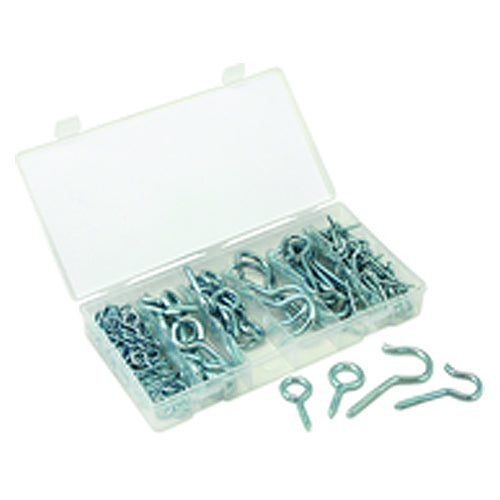 151 Pieces Hook & Eye Screw Assortment - - Eye Screws and hook screws - USA Tool & Supply