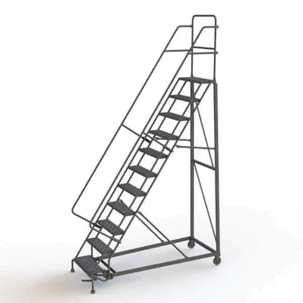 TRI-ARC - Rolling & Wall Mounted Ladders & Platforms Type: Rolling Warehouse Ladder Style: Rolling Safety Ladder - USA Tool & Supply