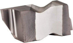 Kennametal - 3047NG Grade KCU10, 1.19mm Cutting Width Carbide Grooving Insert - 1.91mm Max Depth of Cut, Left Hand, 0.19mm Corner Radius, AlTiN Finish - USA Tool & Supply