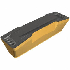 Iscar - 808GDMY Grade IC5010, 8mm Cutting Width Carbide Grooving Insert - 0.189" Max Depth of Cut, Neutral, 0.031" Corner Radius, TiCN/Al2O3/TiN Finish - USA Tool & Supply