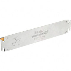 Iscar - 1.378" Blade Height, 8.2mm Blade Width, 180mm OAL, Neutral Cut, Single End Indexable Cut-Off Blade - TGSU Blade, Tang-GripIQ Series - USA Tool & Supply
