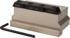 Iscar - Tool Block Style TGTBU, 1.38" Blade Height, 4.331" OAL, 2.2"& OAH, Indexable Cutoff Blade Tool Block - 1-1/2" Shank Height, 1.535" Shank Width, Series Tang-GripIQ - USA Tool & Supply