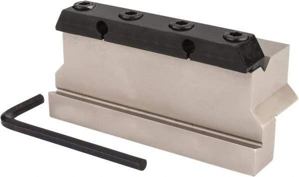 Iscar - Tool Block Style TGTBU, 35mm Blade Height, 110mm OAL, 56mm OAH, Indexable Cutoff Blade Tool Block - 20mm Shank Height, 19mm Shank Width, Series Tang-GripIQ - USA Tool & Supply