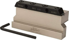Iscar - Tool Block Style TGTBU, 1.38" Blade Height, 4.331" OAL, 2.2"& OAH, Indexable Cutoff Blade Tool Block - 3/4" Shank Height, 3/4" Shank Width, Series Tang-GripIQ - USA Tool & Supply