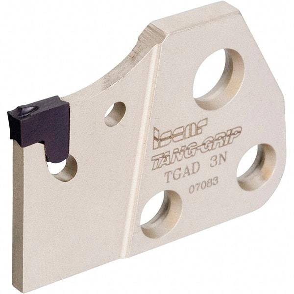 Iscar - 1.0236" Blade Height, 0.311" Blade Width, 110.5mm OAL, Right Hand Cut, Single End Indexable Cut-Off Blade - TGFH Blade, Tang-Grip Series - USA Tool & Supply