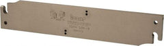 Iscar - 2.0709" Blade Height, 0.323" Blade Width, 10.236" OAL, Neutral Cut, Single End Indexable Cut-Off Blade - TGFH Blade, Tang-Grip Series - USA Tool & Supply