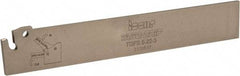 Iscar - 7/8" Blade Height, 0.098" Blade Width, 5-29/32" OAL, Neutral Cut, Single End Indexable Cut-Off Blade - TGFS Blade, Tang-Grip Series - USA Tool & Supply
