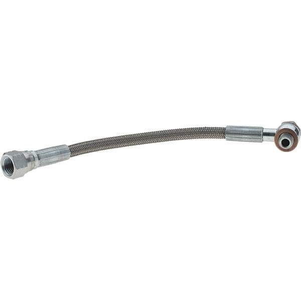 Iscar - 1 Piece, 200mm Hose Length, 7/16" Nozzle Diam, Coolant Hose - 7/16 & G1/8" BSPP & UNF For Grooving & Turning Tools, Grooving, Parting & Recessing Holders, Lever Lock & Screw Lock Toolholders - USA Tool & Supply