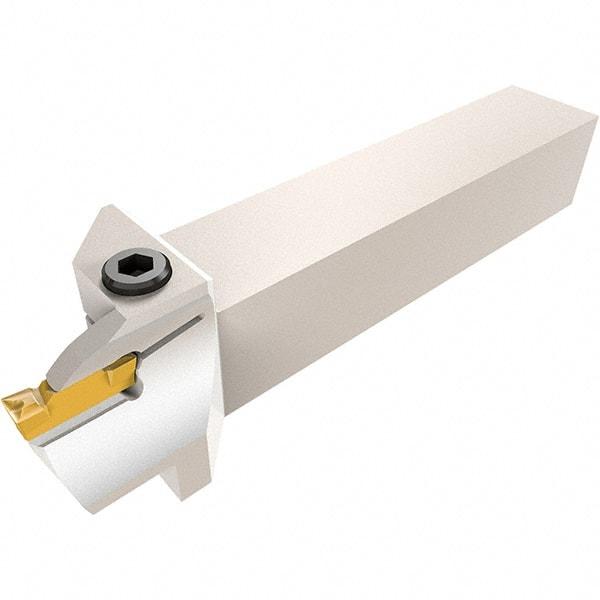 Iscar - HFH, External, Right Hand, 0.67" Max Depth of Cut, 0.197" Max Groove Width, Indexable Grooving Tool Holder - DGN.., GRIP 50.., HFPR 5004 Insert Compatibility, 1" Shank Height, 1" Shank Width, 6" OAL - USA Tool & Supply