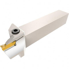 Iscar - HFH, External, Right Hand, 0.67" Max Depth of Cut, 0.197" Max Groove Width, Indexable Grooving Tool Holder - DGN.., GRIP 50.., HFPR 5004 Insert Compatibility, 1" Shank Height, 1" Shank Width, 6" OAL - USA Tool & Supply