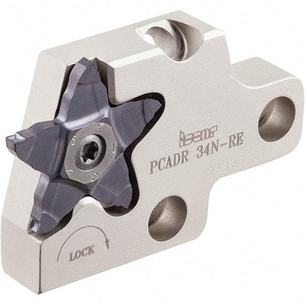 Iscar - 1.5 to 4mm Groove Width, 0.217" Max Depth of Cut, Right Hand Cut, PCAD Indexable Grooving Blade - PENTA 34F-R/L, PENTA 34N-C, PENTA 34N-J, PENTA 34N-PB, PENTA 34R/L-C, PENTA 34R/L-J, PENTA 34R/L-PB Insert Style, Series PentaCut - USA Tool & Supply