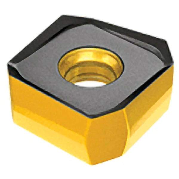 Iscar - S845 SXMU1606 MM Grade IC4100 Carbide Milling Insert - TiCN/Al2O3/TiN Finish, 0.3004" Thick, 0.6378" Inscribed Circle, 0.8mm Corner Radius - USA Tool & Supply