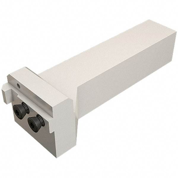 Iscar - External Thread, Left Hand Indexable Grooving Cutoff Toolholder - 25mm Shank Height x 25mm Shank Width, HAP Toolholder Style, Series Heliface - USA Tool & Supply