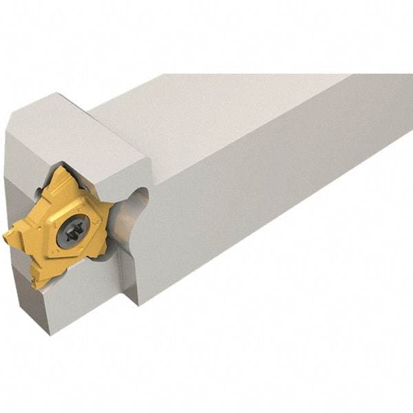 Iscar - External Thread, 0.256" Max Depth of Cut, 0.5mm Min Groove Width, 135mm OAL, Right Hand Indexable Grooving Cutoff Toolholder - 25mm Shank Height x 25mm Shank Width, PENTA 24.. Insert Style, PCH Toolholder Style, Series PentaCut - USA Tool & Supply