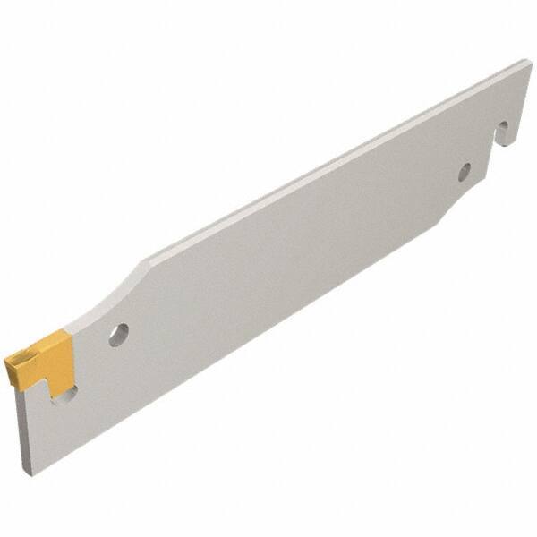 Iscar - External Thread, 1.2795" Max Depth of Cut, 1.65mm Min Groove Width, 125mm OAL, Left Hand Indexable Grooving Cutoff Toolholder - 20mm Shank Height x 20mm Shank Width, TAG Insert Style, TGT Toolholder Style, Series Tang-Grip - USA Tool & Supply