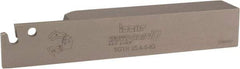Iscar - External Thread, 1-1/2" Max Depth of Cut, 4.7mm Min Groove Width, 150.11mm OAL, Right Hand Indexable Grooving Cutoff Toolholder - 1" Shank Height x 1" Shank Width, TAG 5 Insert Style, TGT Toolholder Style, Series Tang-Grip - USA Tool & Supply