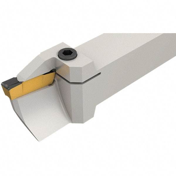 Iscar - GHFG, External, Left Hand, 8mm Max Groove Width, Indexable Grooving Tool Holder - GDM.., GI.. Insert Compatibility, 25mm Shank Height, 25mm Shank Width, 150mm OAL - USA Tool & Supply