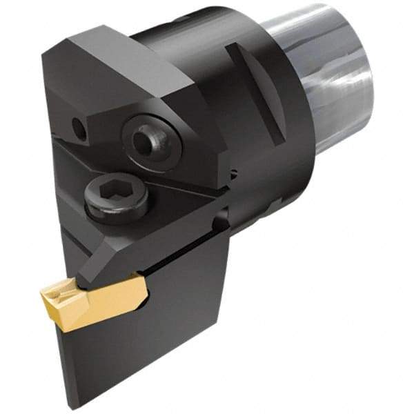 Iscar - GI.., GPV, TIP Insert, 55mm Head Length, 4mm Min Groove Width, Modular Grooving Cutting Unit Head - Left Hand Cut, System Size C4, Series Cut Grip - USA Tool & Supply