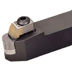 Iscar - CRDN, Neutral Cut, 32mm Shank Height x 25mm Shank Width, Negative Rake Indexable Turning Toolholder - 170mm OAL, RNGN Insert Compatibility, Series Isoturn - USA Tool & Supply