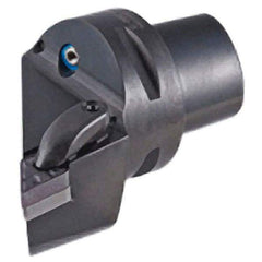 Iscar - Left Hand Cut, Size C5, DN.. Insert Compatiblity, External Modular Turning & Profiling Cutting Unit Head - 35mm Ctr to Cutting Edge, 60mm Head Length, Through Coolant, Series Isoturn - USA Tool & Supply