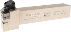 Iscar - PCLN, Right Hand Cut, 1" Shank Height x 1" Shank Width, Negative Rake Indexable Turning Toolholder - 6" OAL, CNMX Insert Compatibility, Series Heliturn - USA Tool & Supply