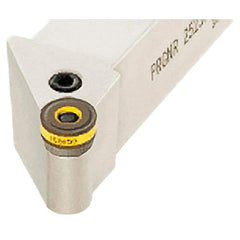Iscar - PRGN, Right Hand Cut, 25mm Shank Height x 25mm Shank Width, Negative Rake Indexable Turning Toolholder - 150mm OAL, RNMG Insert Compatibility, Series Isoturn - USA Tool & Supply
