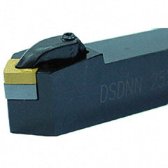 Iscar - DSDN, Neutral Cut, 45° Lead Angle, 32mm Shank Height x 32mm Shank Width, Neutral Rake Indexable Turning Toolholder - 170mm OAL, SNM.. Insert Compatibility, Series Isoturn - USA Tool & Supply