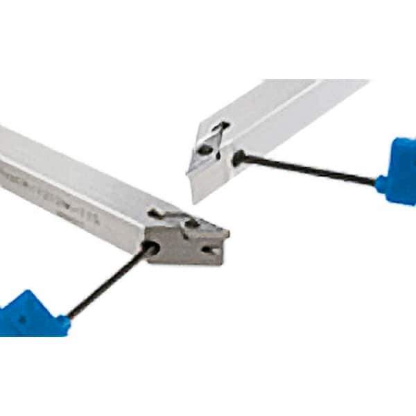 Iscar - PVAC, Right Hand Cut, 3/8" Shank Height x 3/8" Shank Width, Neutral Rake Indexable Turning Toolholder - 5.905" OAL, VC.T Insert Compatibility, Series Isoturn - USA Tool & Supply
