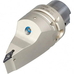 Iscar - PLAN, Right Hand Cut, 32mm Shank Height x 32mm Shank Width, Negative Rake Indexable Turning Toolholder - 170mm OAL, LNMX Insert Compatibility, Series Heliturn - USA Tool & Supply