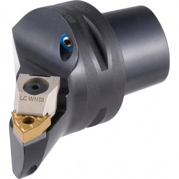 Iscar - C5-MULN, Right Hand Cut, 30mm Shank Height x 35mm Shank Width, Positive Rake Indexable Turning Toolholder - 90mm OAL, CN.. 1204.. Insert Compatibility, Series Heliturn - USA Tool & Supply