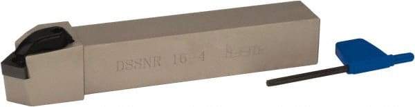 Iscar - DSSN, Right Hand Cut, 45° Lead Angle, 1" Shank Height x 1" Shank Width, Negative Rake Indexable Turning Toolholder - 6" OAL, SN..43. Insert Compatibility, Series Isoturn - USA Tool & Supply