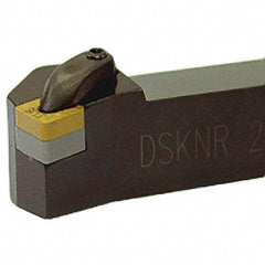 Iscar - DSKN, Left Hand Cut, 75° Lead Angle, 25mm Shank Height x 25mm Shank Width, Negative Rake Indexable Turning Toolholder - 150mm OAL, SN.. Insert Compatibility, Series Isoturn - USA Tool & Supply