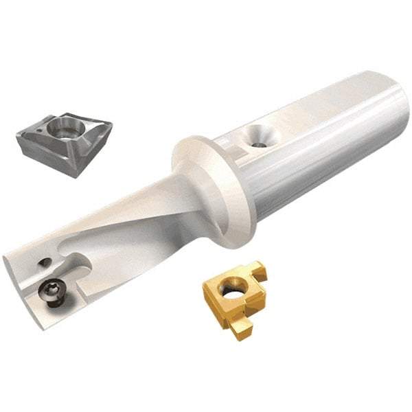 Iscar - 18mm Max Drill Depth, 2.25xD, 8mm Diam, Indexable Insert Drill - 1 Insert, 12mm Shank Diam, Straight Shank - USA Tool & Supply