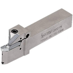 Iscar - FGHDU, External, Right Hand, 22.3mm Max Depth of Cut, Indexable Grooving Tool Holder - FGPAM Insert Compatibility, 25mm Shank Height, 25mm Shank Width, 150mm OAL, Through Coolant - USA Tool & Supply