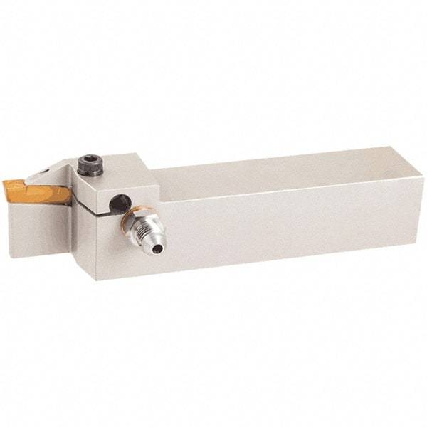 Iscar - GHD, External, Left Hand, 1" Max Depth of Cut, 0.26 to 0.327" Groove Width, Indexable Grooving Tool Holder - GD.., GI.. Insert Compatibility, 1-1/4" Shank Height, 1-1/4" Shank Width, 7" OAL, Through Coolant - USA Tool & Supply