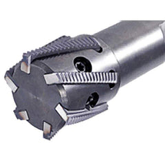 Iscar - 1.26" Cut Diam, 2.36" Max Depth of Cut, 1-1/4" Shank Diam, Internal/External Indexable Thread Mill - Insert Style MTH-BSPT, MTH-F, MTH-ISO, MTH-NPT, MTH-UN, MTH-W, 1.26" Insert Size, 5 Inserts, Toolholder Style MTSRH, 5" OAL - USA Tool & Supply