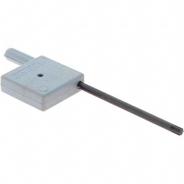 Iscar - TP8 Torx Plus Drive, Flag Handle Driver for Indexable Boring Bars, Drilling, External Turning and Facing - Compatible with Insert Screws - USA Tool & Supply