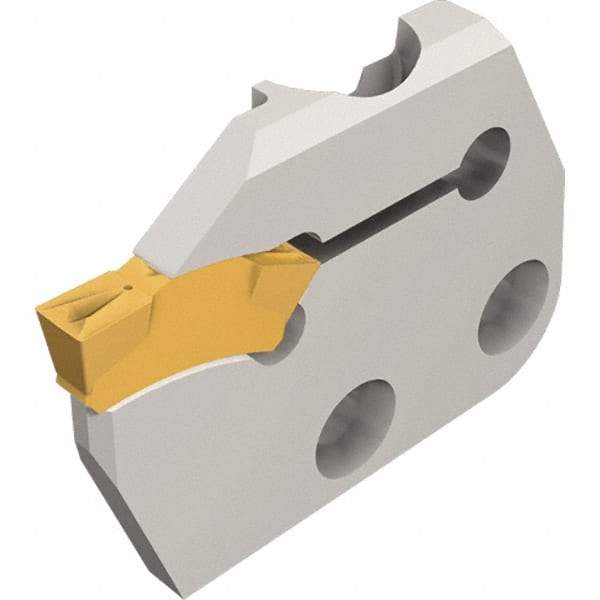 Iscar - Left Hand Cut, 5mm Insert Width, Cutoff & Grooving Support Blade for Indexables - 16mm Max Depth of Cut, 5.2mm Head Projection - USA Tool & Supply