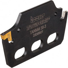 Iscar - 0.1770" Insert Width, Cutoff & Grooving Support Blade for Indexables - 0.126" Head Projection - USA Tool & Supply