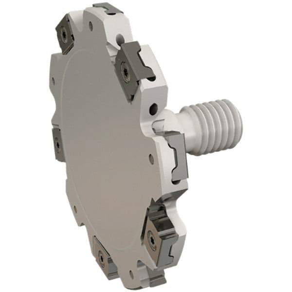 Iscar - Modular Connection Connection, 0.157" Cutting Width, 0.512" Depth of Cut, 40mm Cutter Diam, 6 Tooth Indexable Slotting Cutter - ETS-LN08-M Toolholder, LNET Insert, Right Hand Cutting Direction - USA Tool & Supply